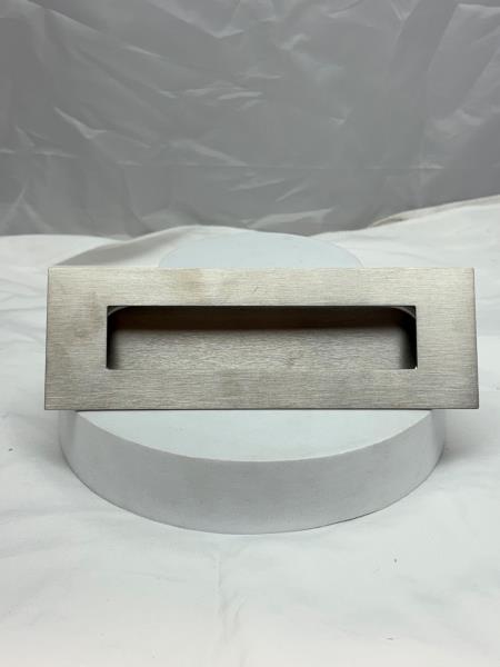 INOX Rectangular Pocket/Cup Pull 7-1/16" Satin Stainless Steel FHX07-32D