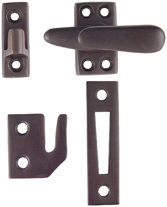 Emtek Solid Brass Casement Latch β Oil Rubbed Bronze, Large