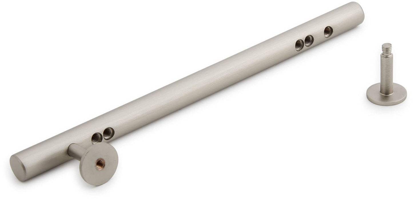 Signature Hardware Diehl 8" Satin Brass Adjustable Cabinet Bar Pull