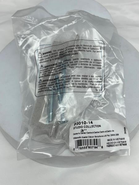 Hickory Hardware Studio Pull 3" Center Polished Nickel P3010-14