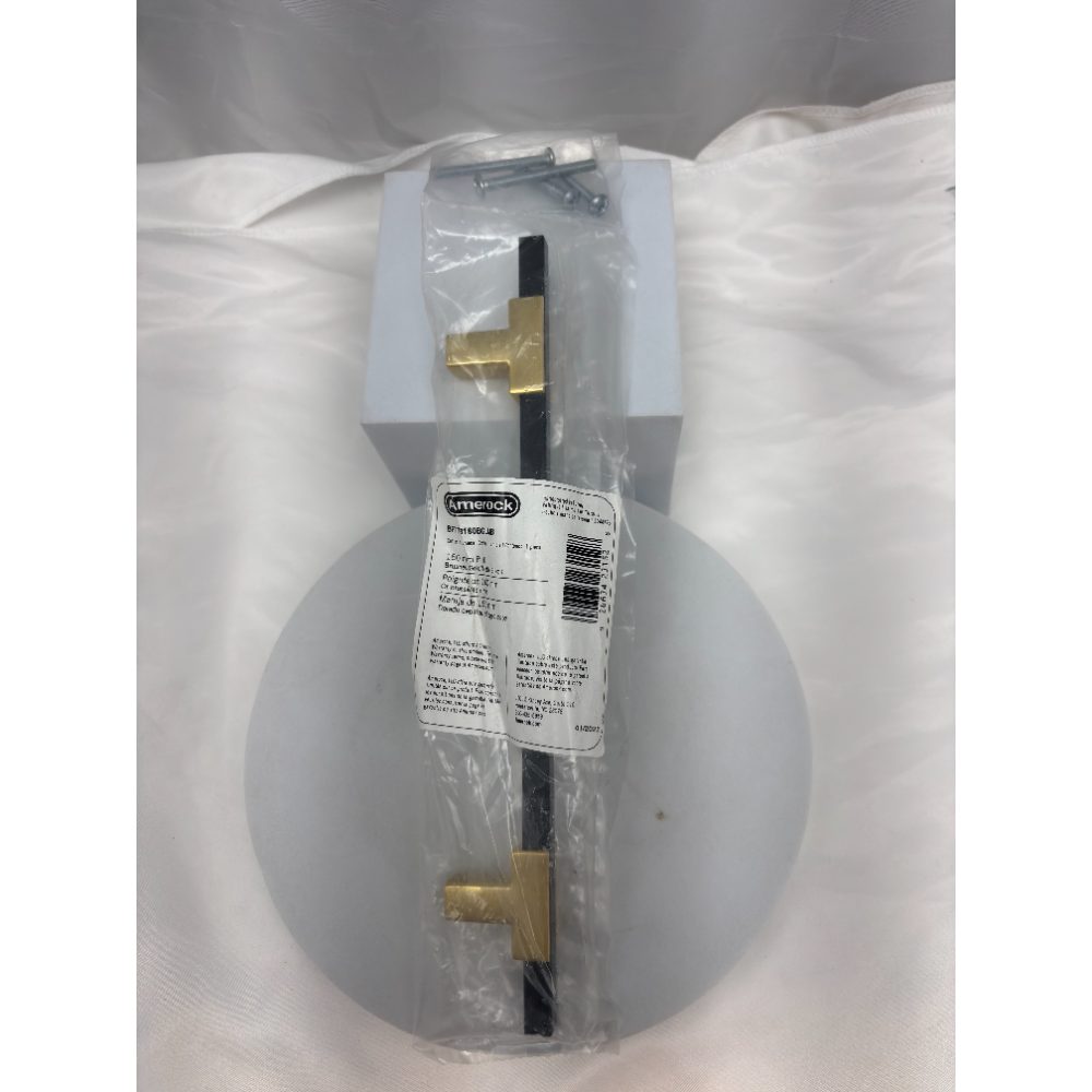 Amerock Urbanite 6-5/16" Cabinet Pull – Brushed Gold & Matte Black