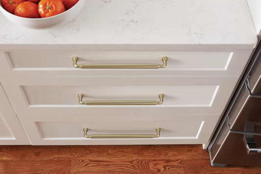 Amerock Coble 10-1/16" Cabinet Pull – Golden Champagne