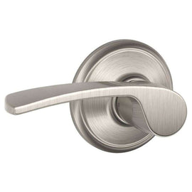 NEW SCHLAGE Merano Satin Nickel Passage Door Lever Set Hall Closet Handle Metal