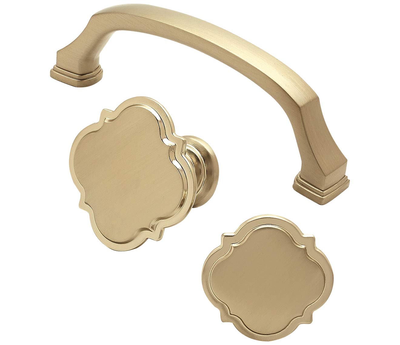 Amerock Revitalize 5-1/16" Cabinet Pull, Golden Champagne, 1 Pack
