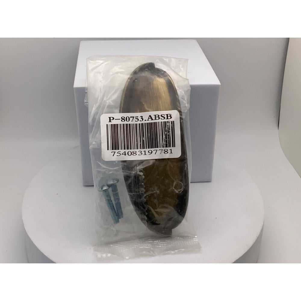 Antique Bronze Cup Pull Handle – 3" Center-to-Center – Solid Metal