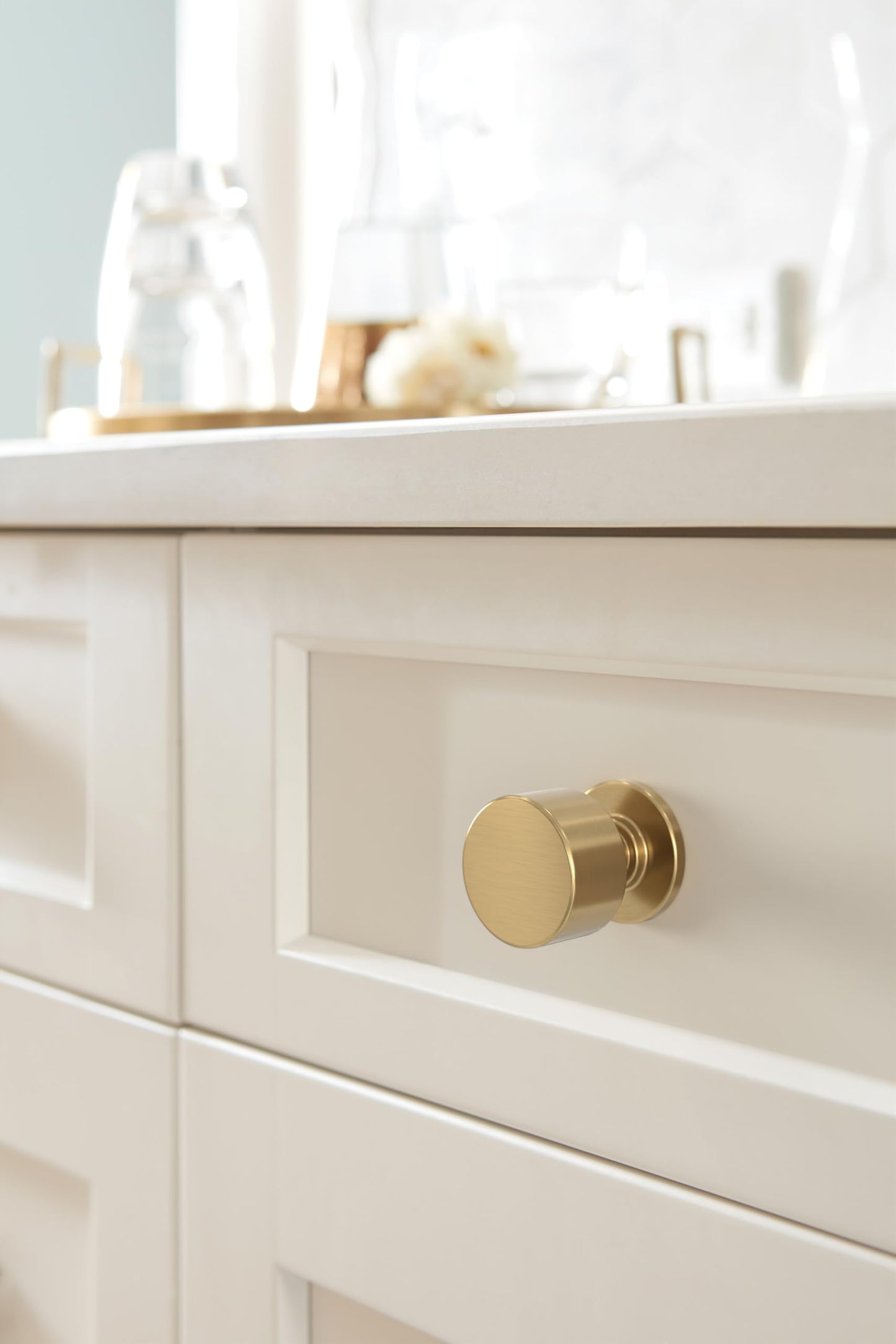 Amerock Balon 1-1/8" (29mm) Champagne Bronze Cabinet Knob