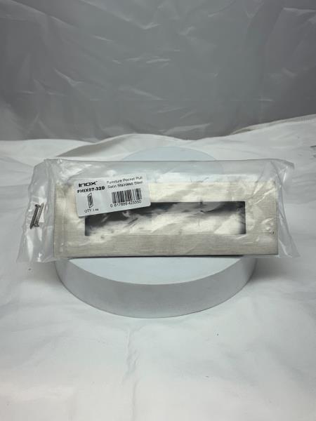 INOX Rectangular Pocket/Cup Pull 7-1/16" Satin Stainless Steel FHX07-32D