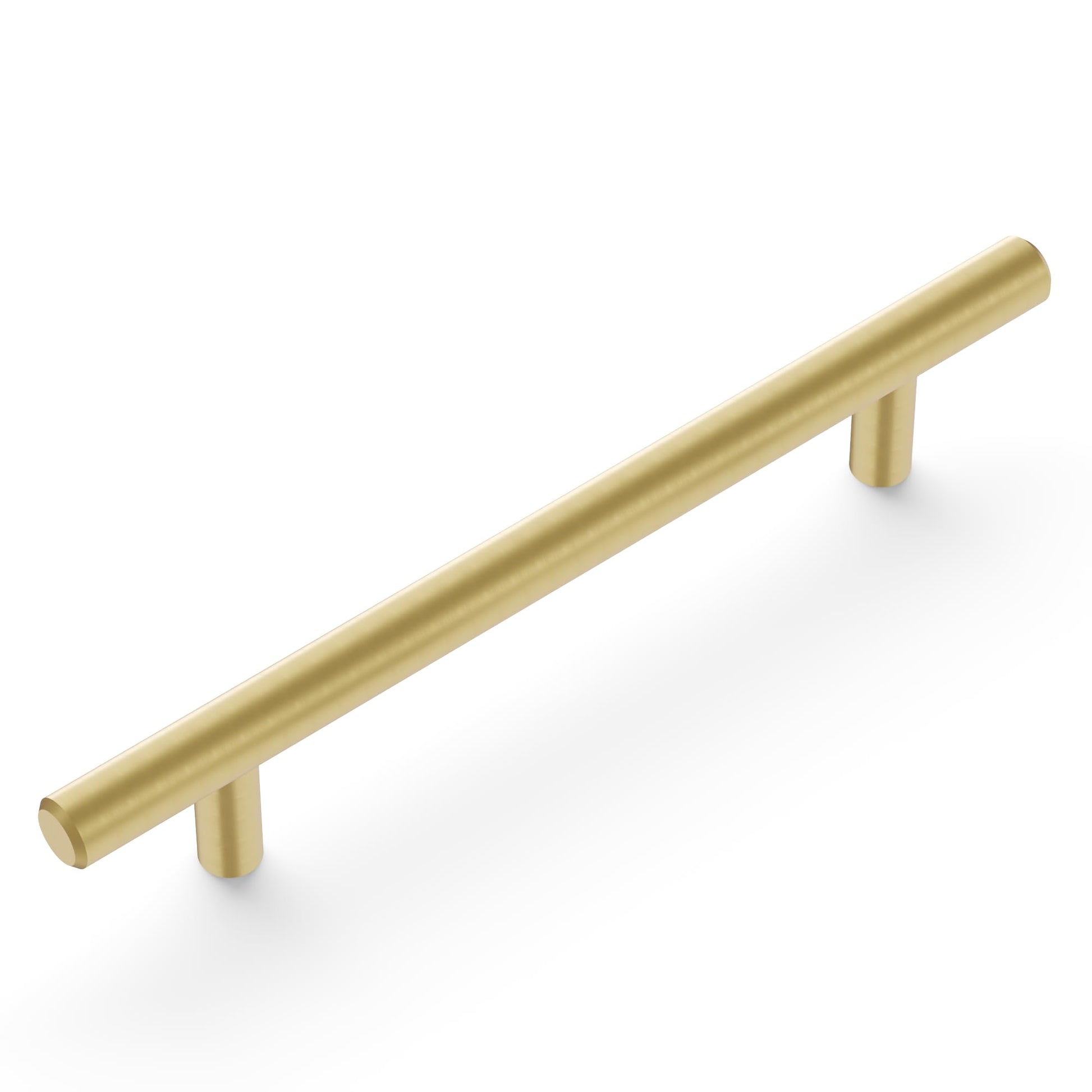 Hickory Hardware 5" Royal Brass Bar Pull – 128mm Cabinet Drawer Handle
