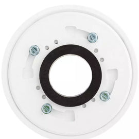 NEW Signature Hardware PVC Drain Flange Coupling Round White Mount