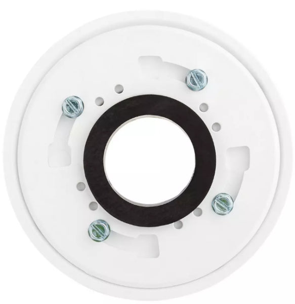 NEW Signature Hardware PVC Drain Flange Coupling Round White Mount - Landmark Auction Co
