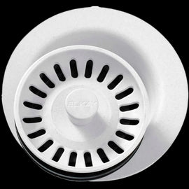 NEW Elkay LKQD35WH White Disposal Flange Basket Strainer