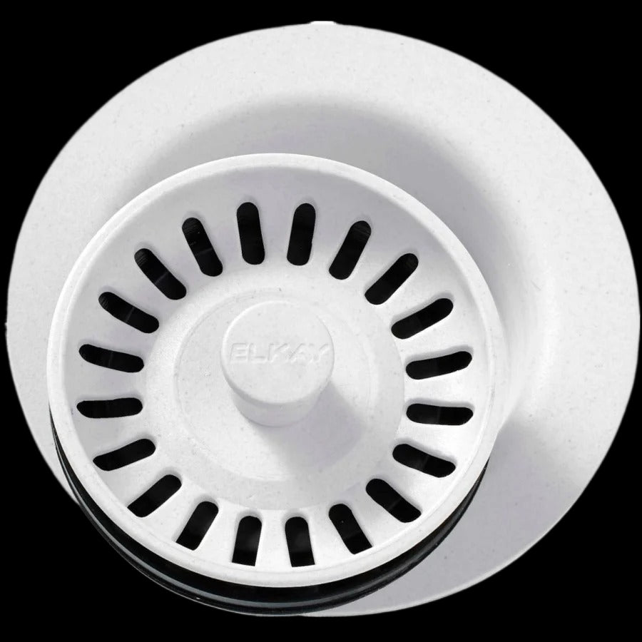 NEW Elkay LKQD35WH White Disposal Flange Basket Strainer - Landmark Auction Co