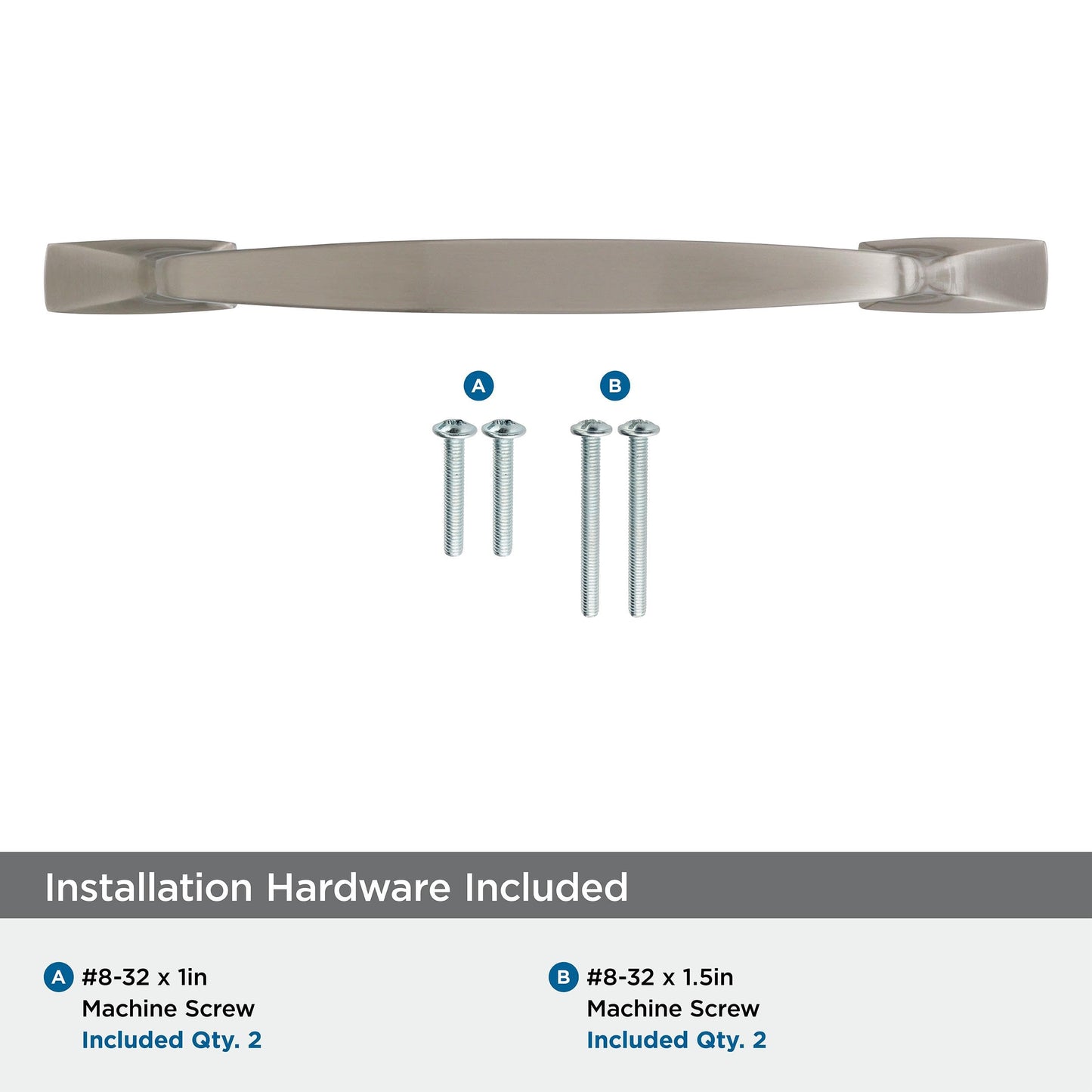 Amerock Highland Ridge 6-5/16" Satin Nickel Cabinet Pull