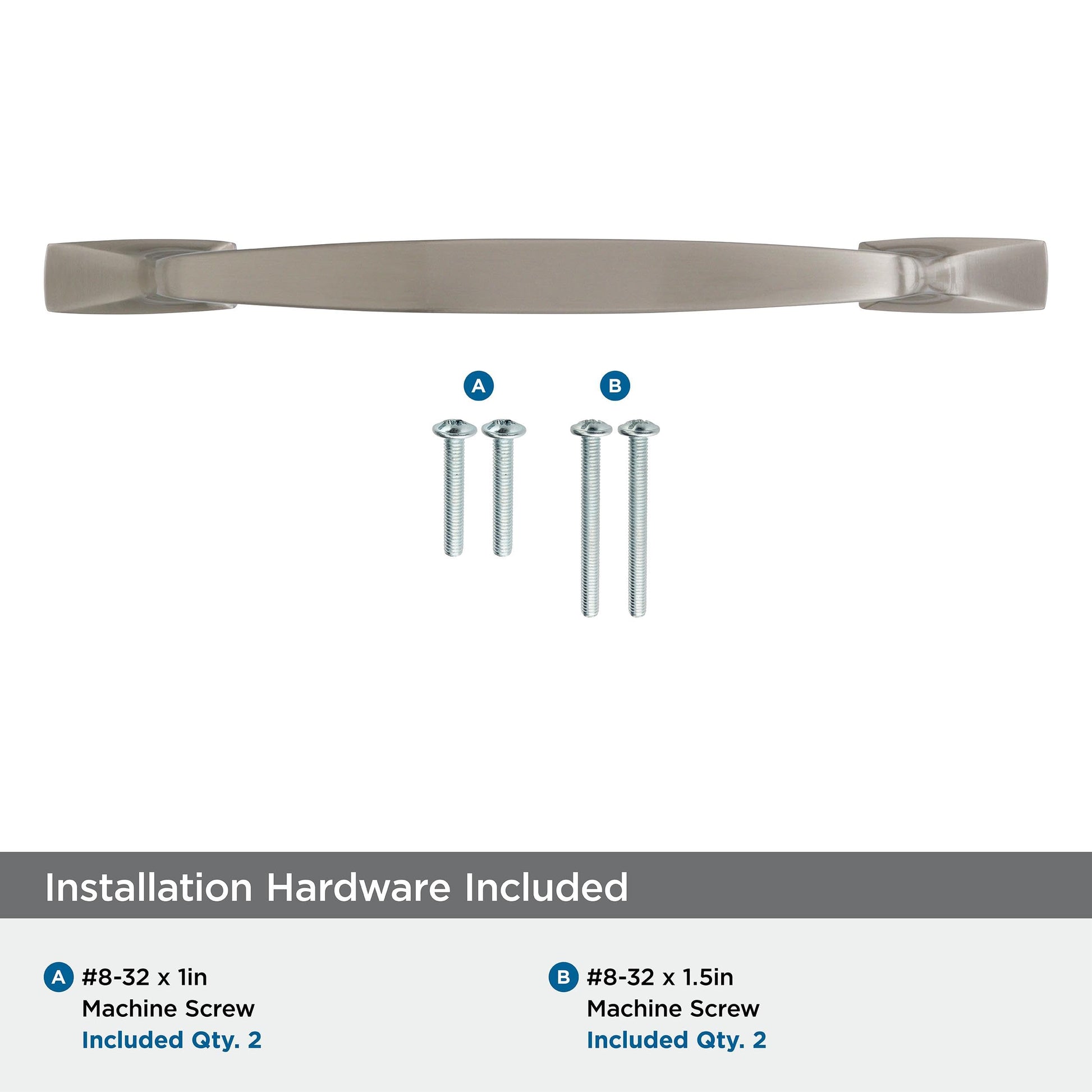 Amerock Highland Ridge 6-5/16" Satin Nickel Cabinet Pull