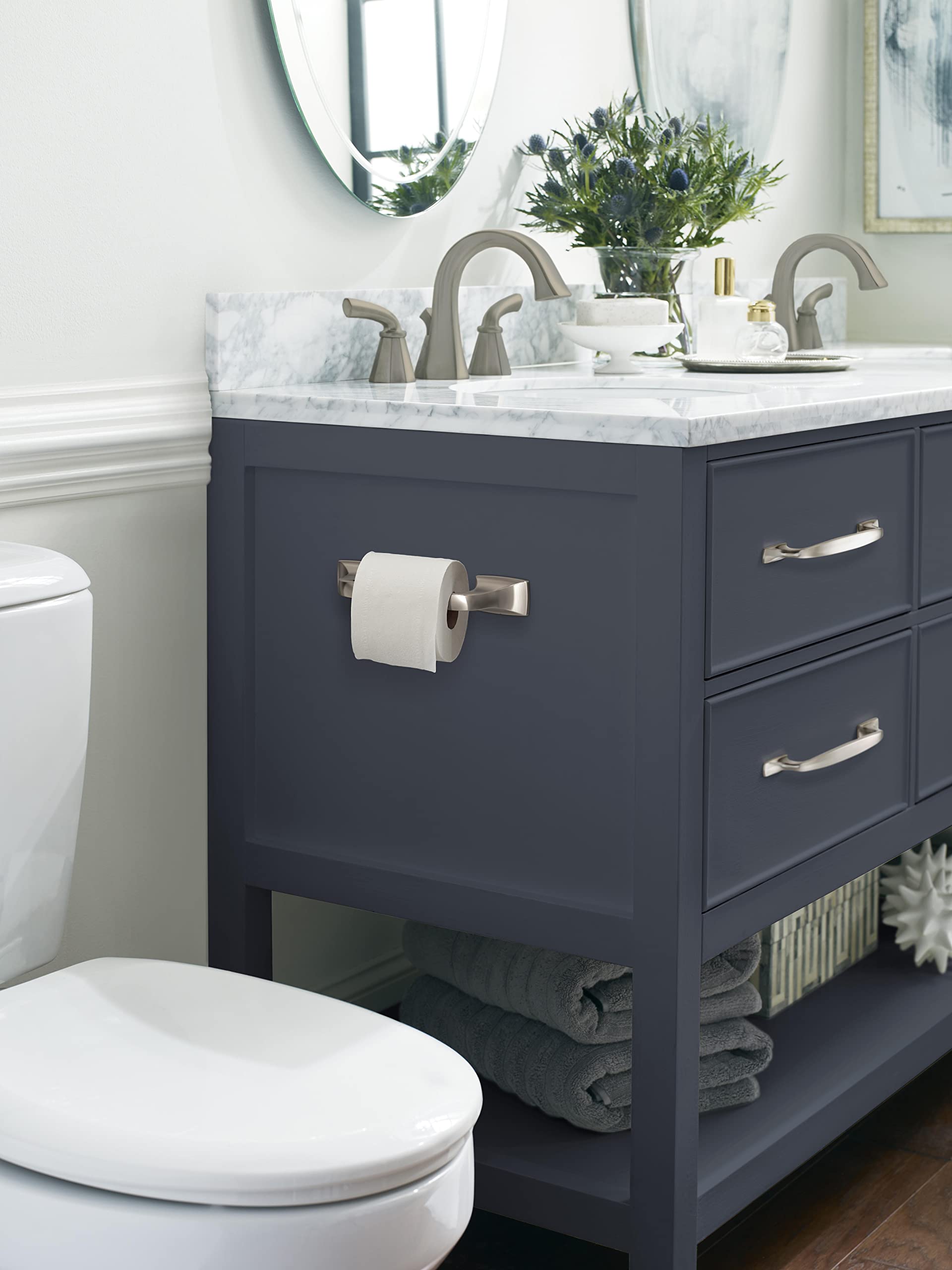 Amerock Highland Ridge 6-5/16" Satin Nickel Cabinet Pull