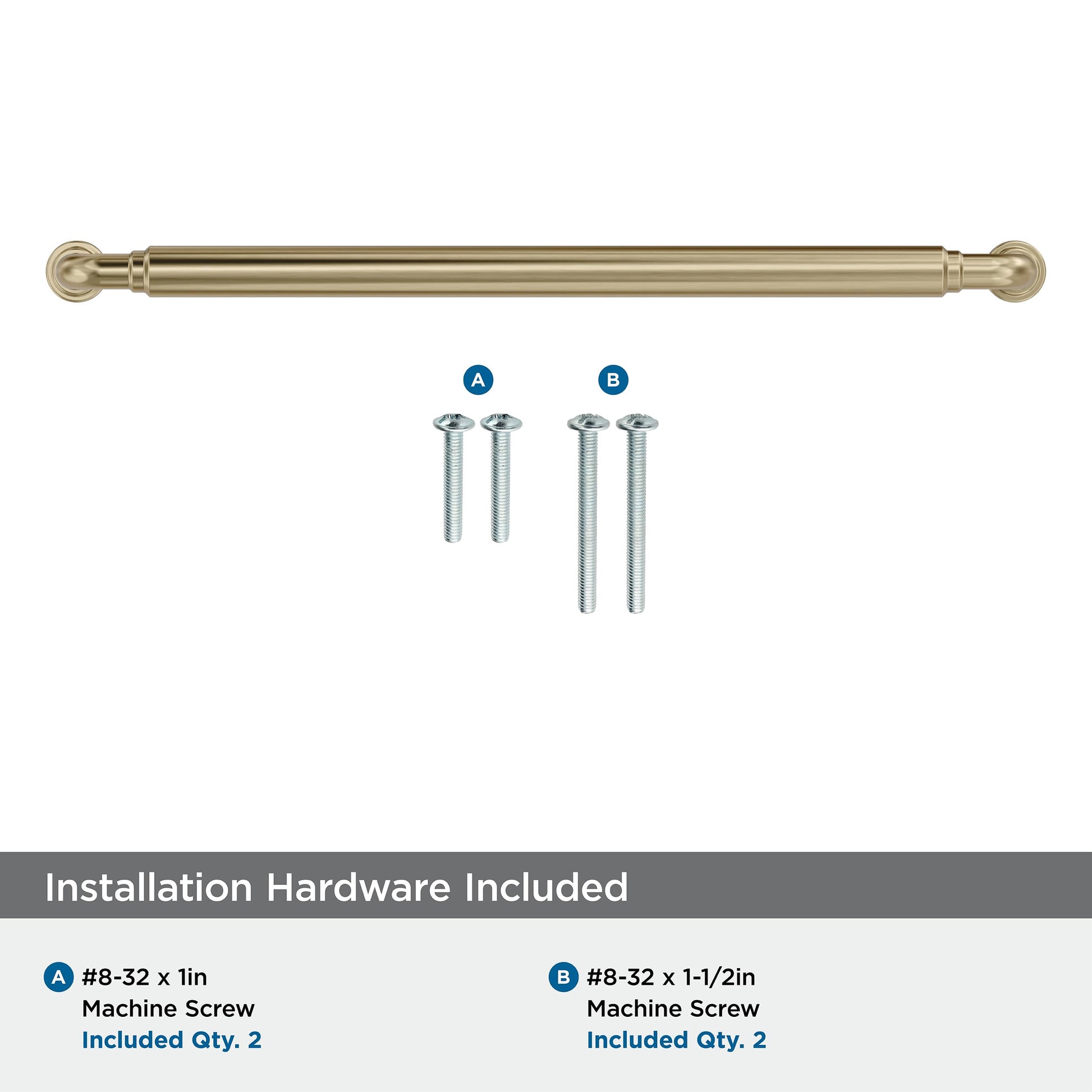 Amerock Coble 10-1/16" Cabinet Pull – Golden Champagne