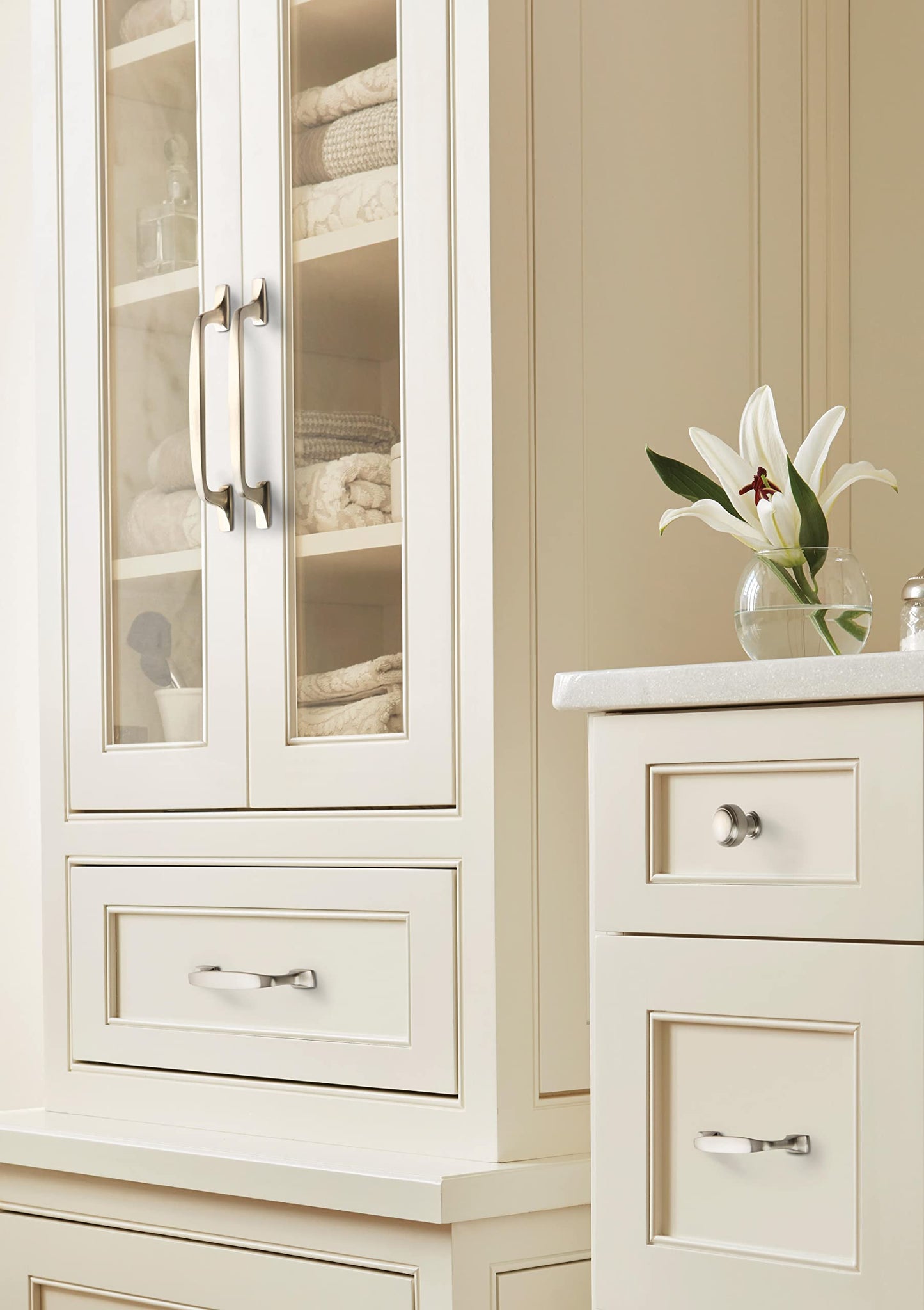 Amerock Highland Ridge 6-5/16" Satin Nickel Cabinet Pull