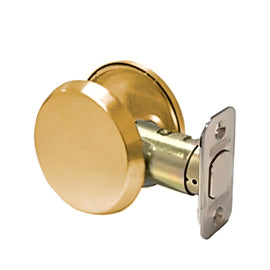 NEW Schlage Polished Brass Blank Plate Thumbturn No Cylinder Deadbolt