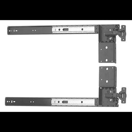 NEW Knape And Vogt Black Cabinet Door Pivot Hinge Slide Combo