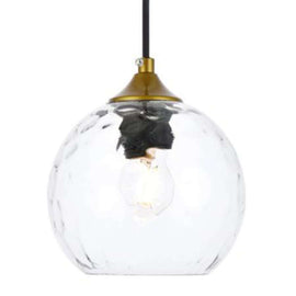 NEW Elegant Lighting Cashel Single Light 6" Wide Mini Pendant