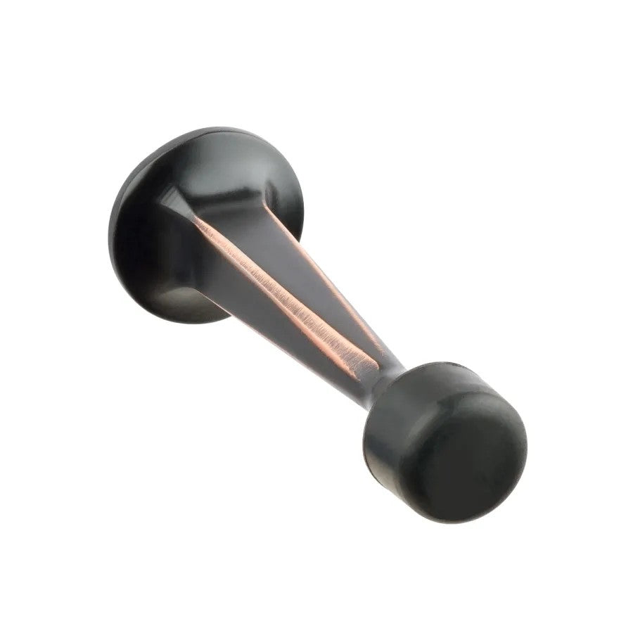 NEW SURE-LOC DS8 11P VINTAGE BRONZE WALL MOUNTED DOORSTOP RUBBER TIP 3 INCH LONG - Landmark Auction Co