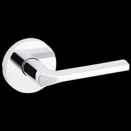 NEW Kwikset Lisbon Passage Door Lever Set Polished Chrome Finish