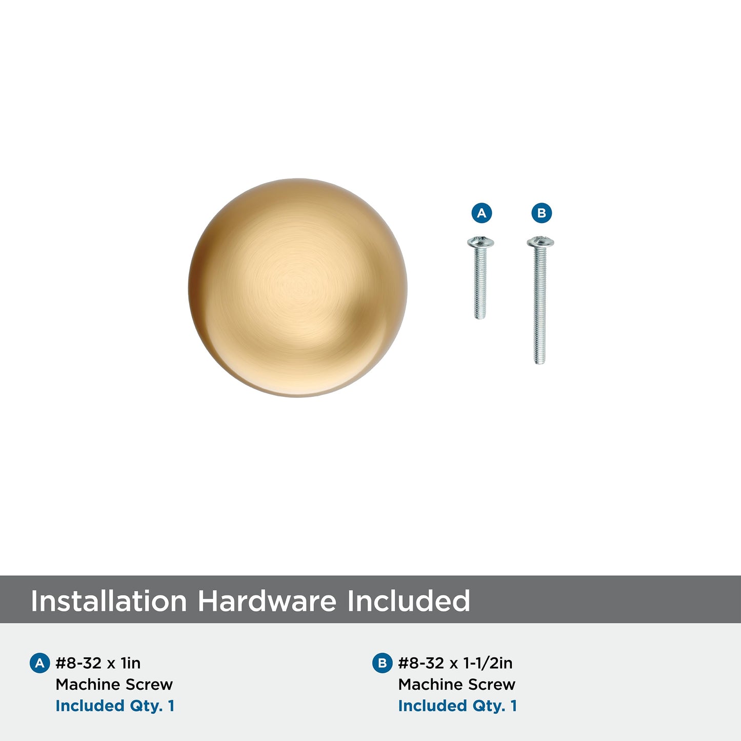 Amerock Collet 1-1/8" Champagne Bronze Cabinet Knob – BP37680CZ