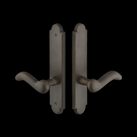 NEW Emtek Bronze Finish Decorative Lever Door Handle Set Right Handed