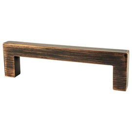 NEW Berenson Verona Bronze Rectangular Shape Modern Cabinet Handle