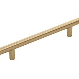 HICKORY HARDWARE BRUSHED GOLDEN BRASS PIPER BAR PULL CABINET HANDLE HH075595RLB