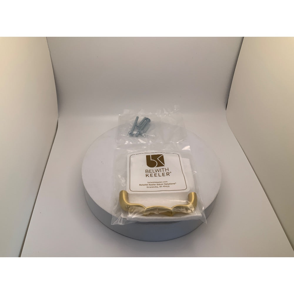 Belwith Keeler Trellis 3" Cabinet Pull, Brushed Golden Brass (B076139-BGB)