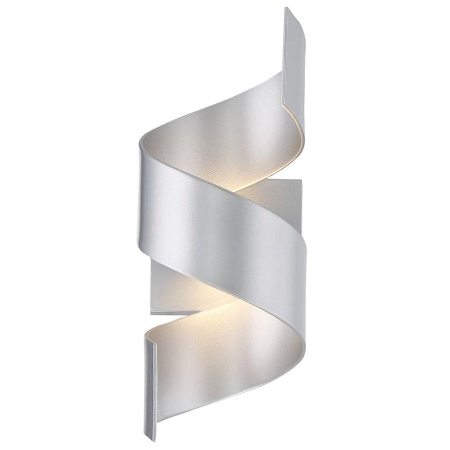 NEW Miseno Painted Silver Metal LED Outdoor Wall Light - Landmark Auction Co