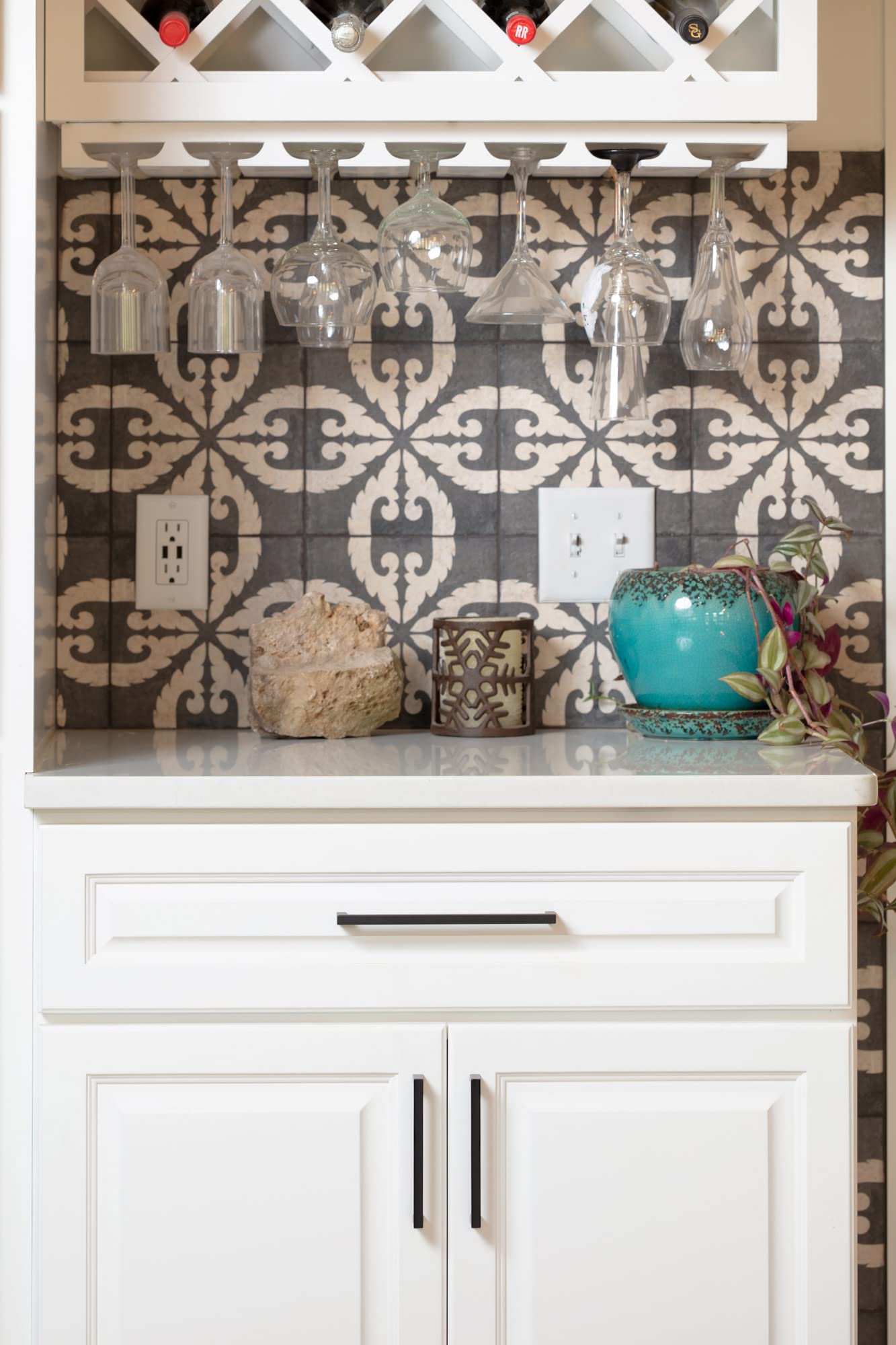 Elements Stanton 5" (128mm) Matte Black Cabinet Bar Pull