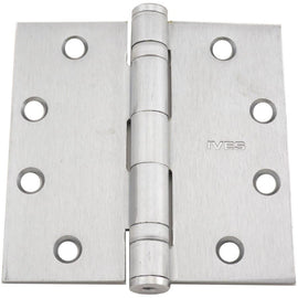 NEW Ives Satin Chrome 4 Inch Square Corner Butt Hinge Set Of 4