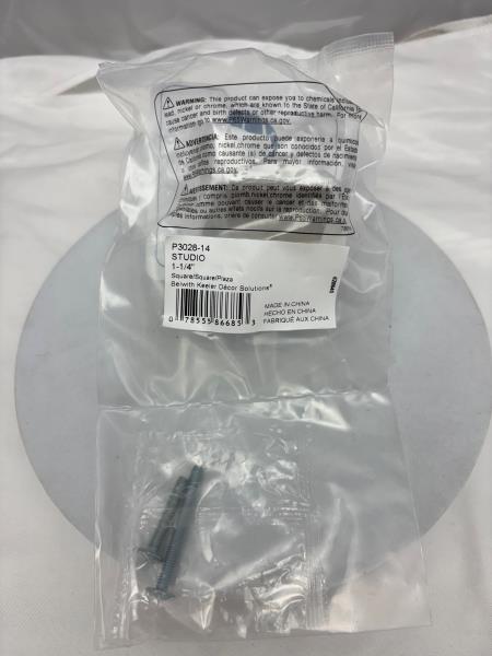 Hickory Hardware Studio Knob 1-1/4" Square Polished Nickel P3028-14