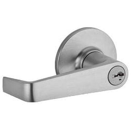 NEW Schlage Satin Chrome Metallic Keyhole Lever Door Handle Contemporary