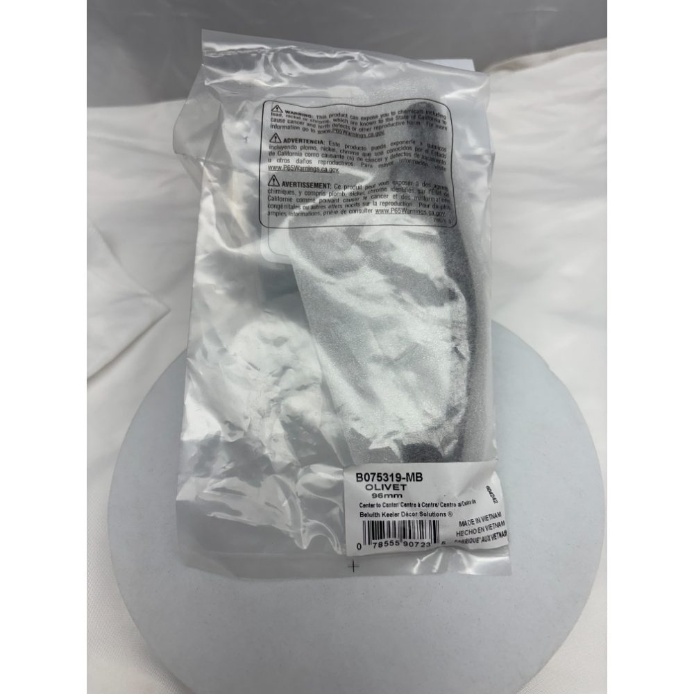 Belwith Keeler Olivet 3-3/4" Cabinet Pull – Matte Black