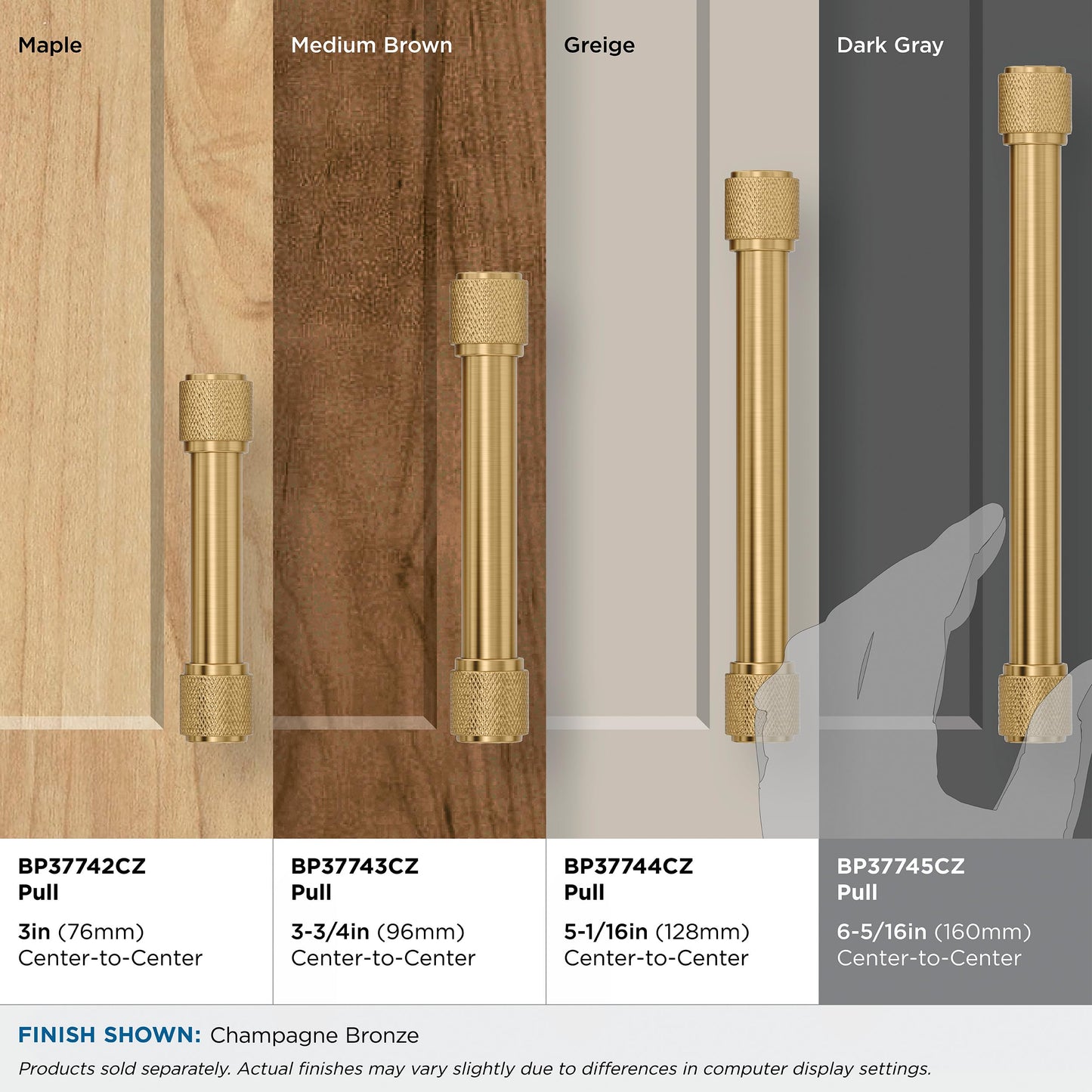 Amerock Faraday 6-5/16" Champagne Bronze Cabinet Pull