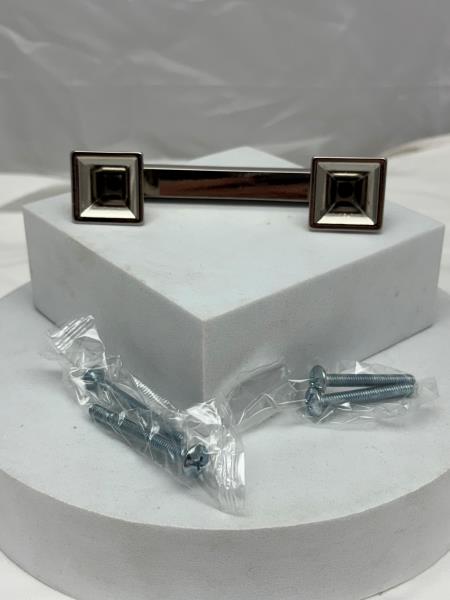 Hickory Hardware Studio Pull 3" Center Polished Nickel P3010-14