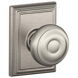 NEW Schlage Georgian Satin Nickel Passage Door Knob Set Addison Trim Round Shape