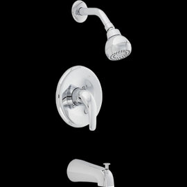 NEW PROFLO Chrome Tub Shower Trim Package 1.75 GPM Showerhead Set