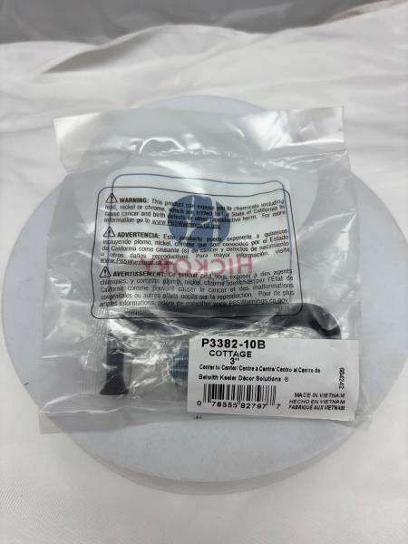 Hickory Hardware Cottage Pull 3" Center Oil-Rubbed Bronze P3382-10B