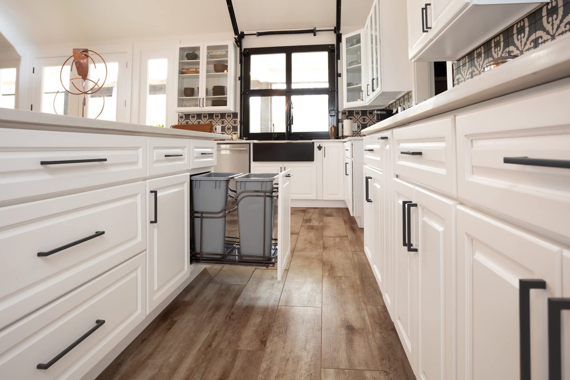 Elements Stanton 5" (128mm) Matte Black Cabinet Bar Pull