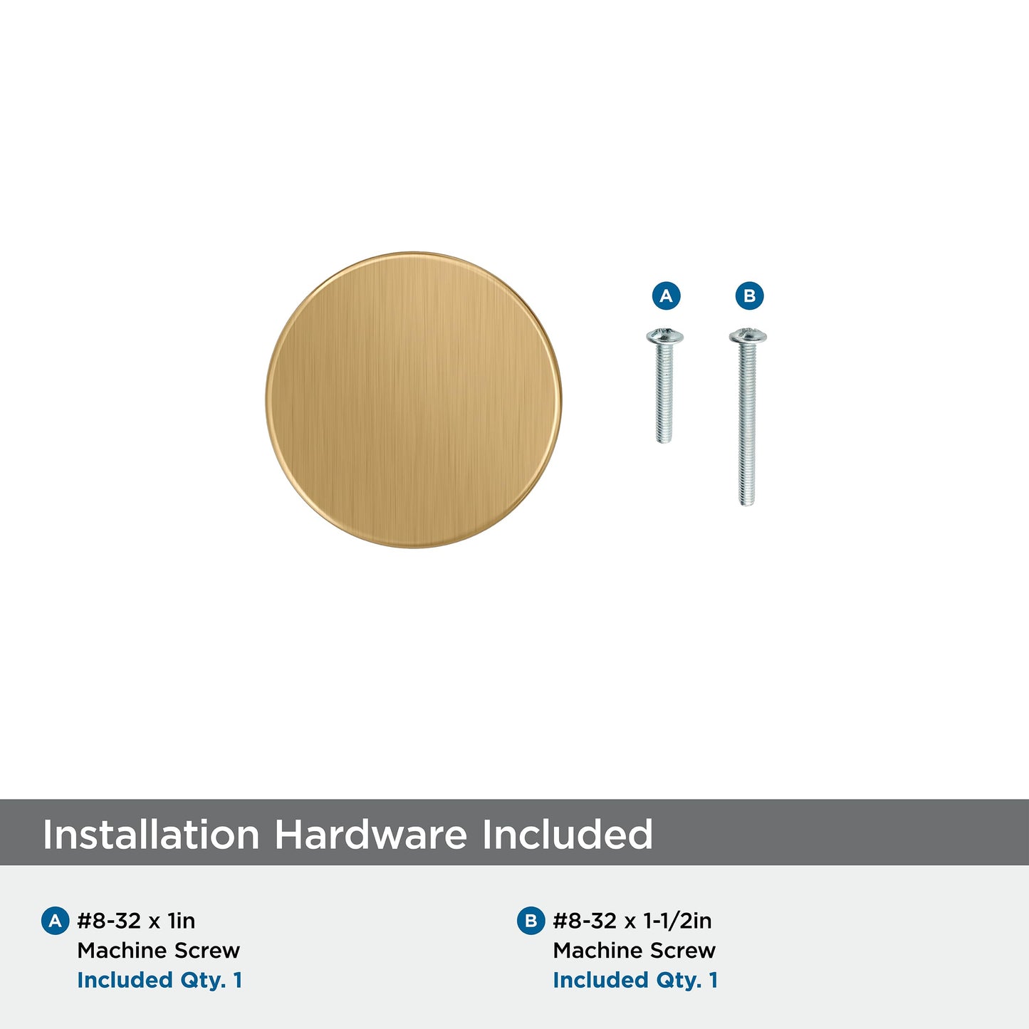 Amerock Balon 1-1/8" (29mm) Champagne Bronze Cabinet Knob