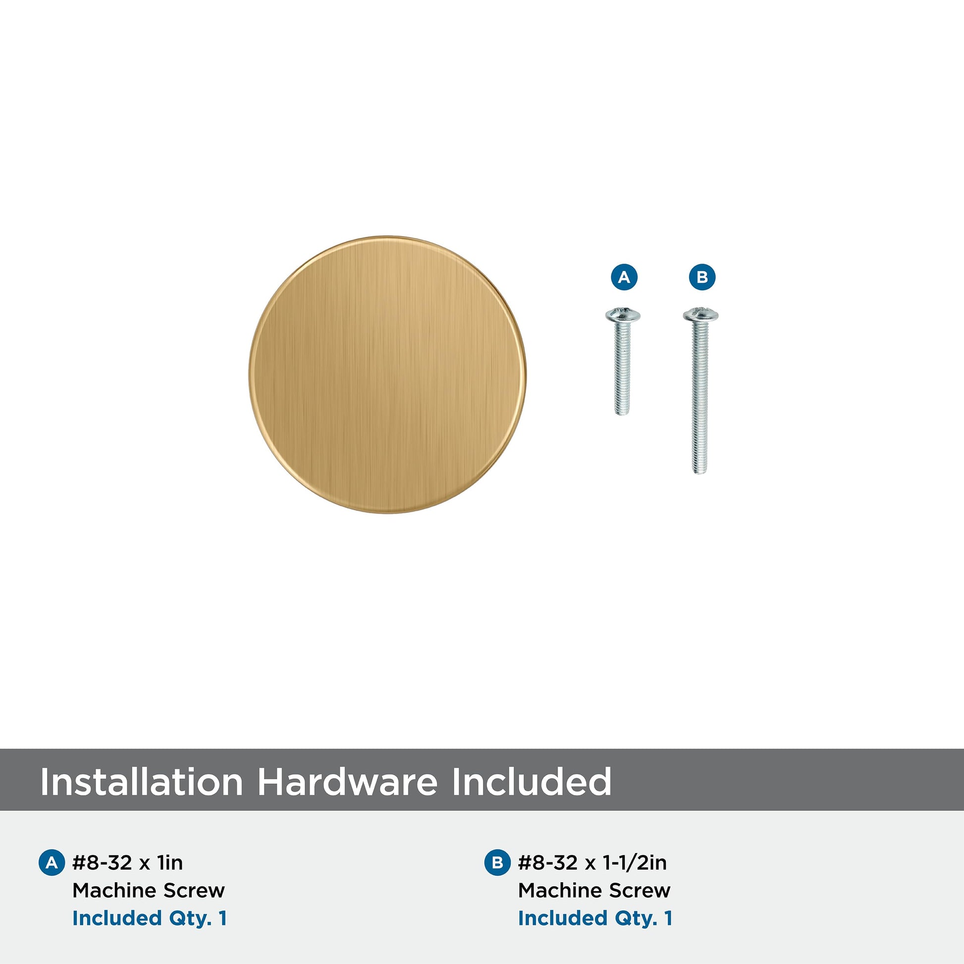 Amerock Balon 1-1/8" (29mm) Champagne Bronze Cabinet Knob