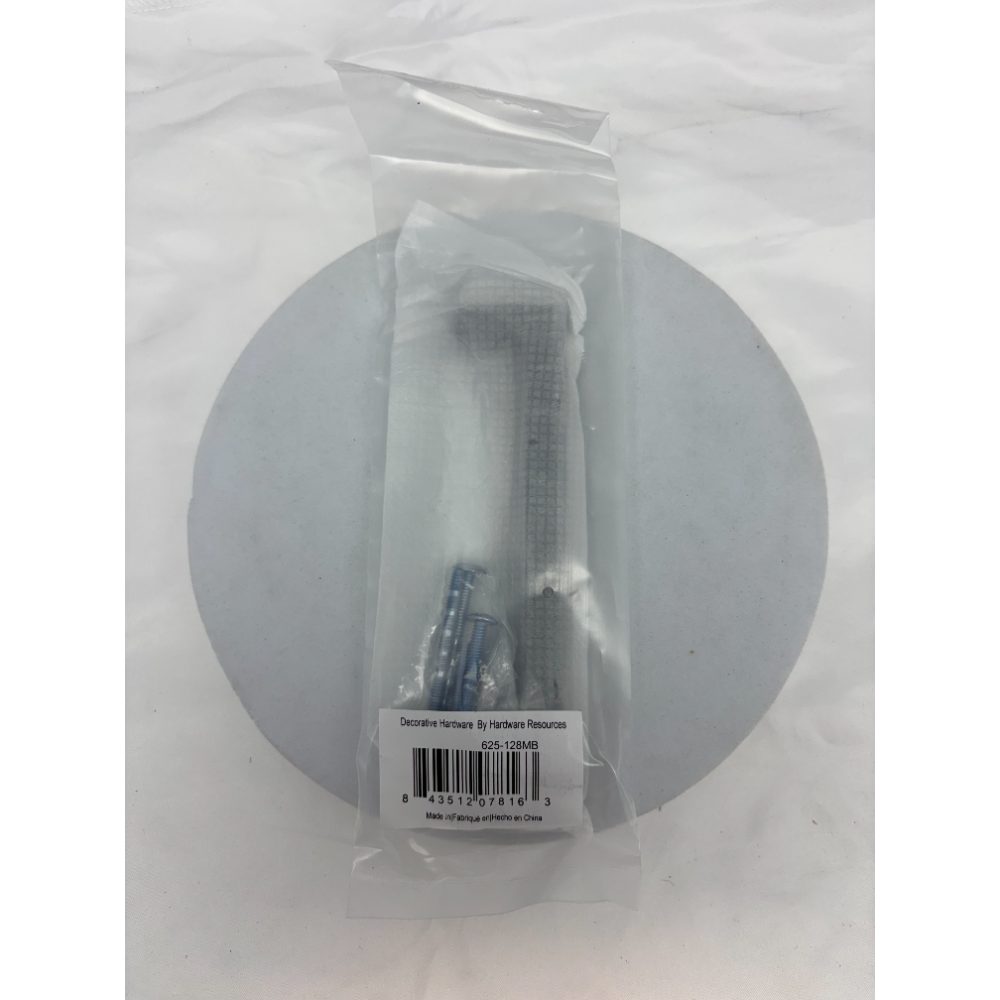 Elements Stanton 5" (128mm) Matte Black Cabinet Bar Pull