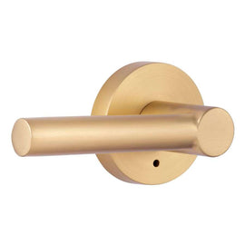 NEW Miseno Satin Brass Privacy Door Handle Round Rosette Adjustable Latch