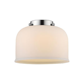 NEW Innovations Lighting Matte White Frosted Glass Shade Semi Flush Mount G71