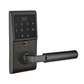 Emtek EMTouch Electronic Keypad Leverset from the Brass Modern Collection