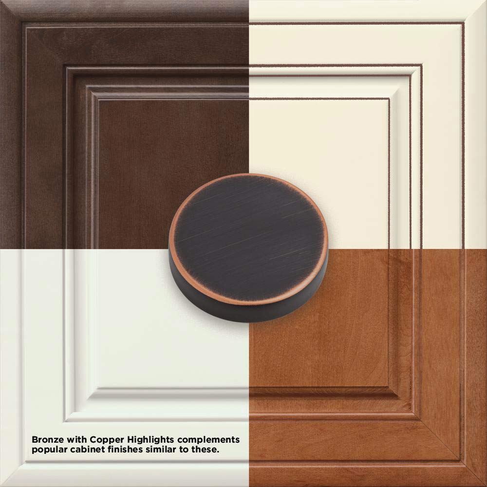 Liberty 3" Cabinet Handle Pull Bronze w/ Copper Highlights P20383-VBC-C